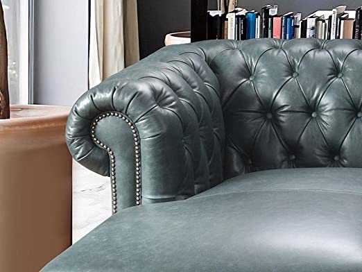 divano chesterfield in vendita pelle di bufalo