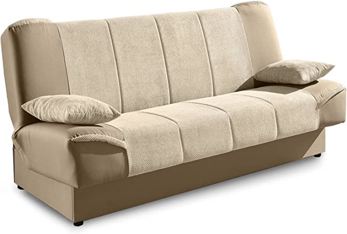 divano clic clac 3 posti beige